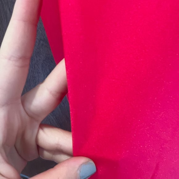 La Femme Prom 30665 Neon Coral Size 6 - Picture 10 of 15